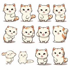 Cute Cat Illustration