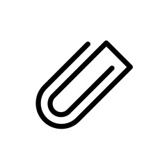paper clip icon design vector template