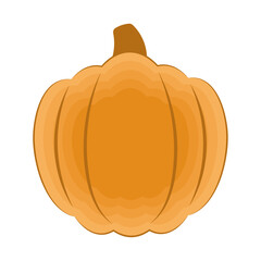 Isolated colored seasonal autumn pumpkin Vector illustration
