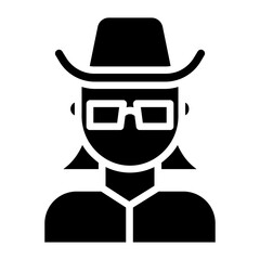 Solid Woman Eye Mask icon