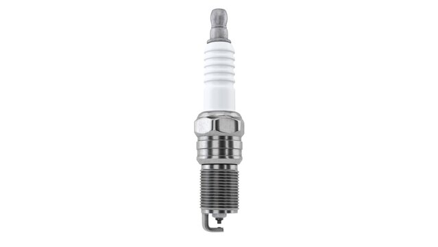 spark plug isolated on white