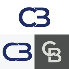 Initial Monogram CB BC Letter Logo Design Vector. Graphic Alphabet Symbol for Corporate Business Identity Pro Vector