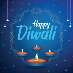 Diwali Celebration template.Happy Diwali. diwali background design for banner, poster, flyer, website banner.