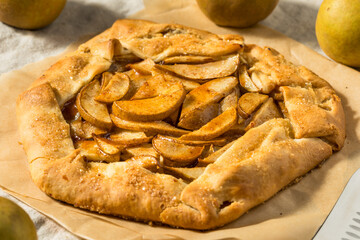 Homemade Warm Cinnamon Pear Galette