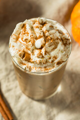 Cold Refreshing Iced Pumpkin Spice Latte