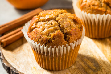 Homemade Sweet Pumpkin Bread Muffins