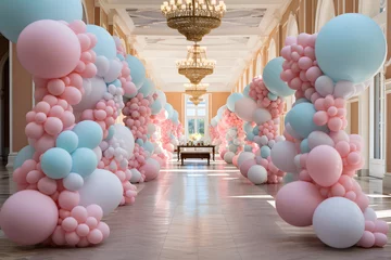 Crédence de cuisine en verre imprimé Ballon  Wedding balloon decoration.