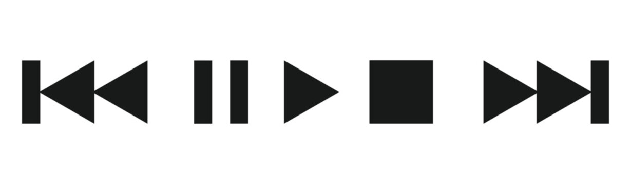 video player icons