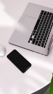 Minimalistic Zen Office Laptop Shot 7