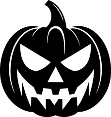 pumpkin halloween silhouette. Element of halloween illustration. Premium quality graphic design icon. Signs and symbols collection icon for websites, web design, mobile app