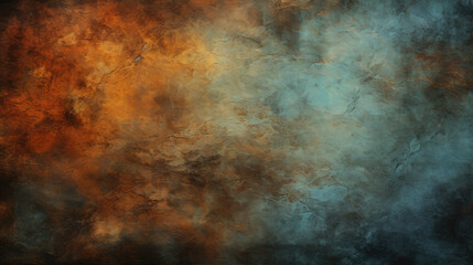 blue and orange rustic grunge background