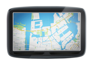 GPS isolated on transparent background
