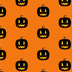 halloween seamless pattern