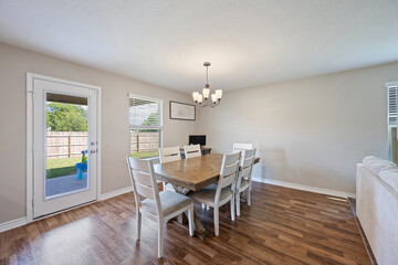 a dining room 