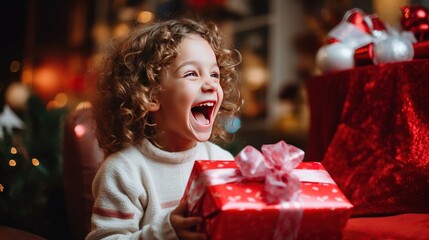 Christmas morning surprises children bring joy and happiness