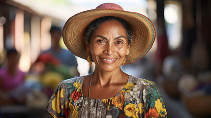 Central American Latina Grandma: A Portrait of Culture and Wisdom