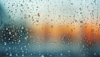 rain drops on window