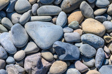 sea ​​pebbles on the beach on the island of Cyprus 3