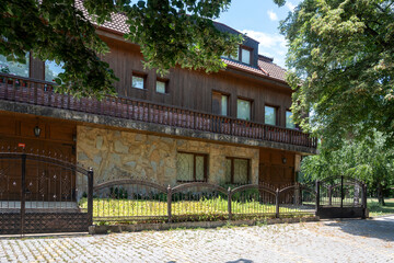 Center of town of Hisarya, Bulgaria