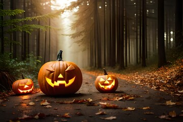 Pumpkin Halloween Jack O' Lantern wallpaper