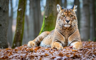 Obraz premium portrait of a lynx