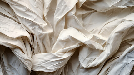 Abstract Folds: The Texture of Crumpled Paper via Generative AI