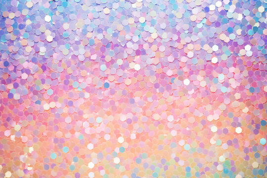 Rainbow texture background, abstract pastel glitter for kids party theme - Powered by Adobe