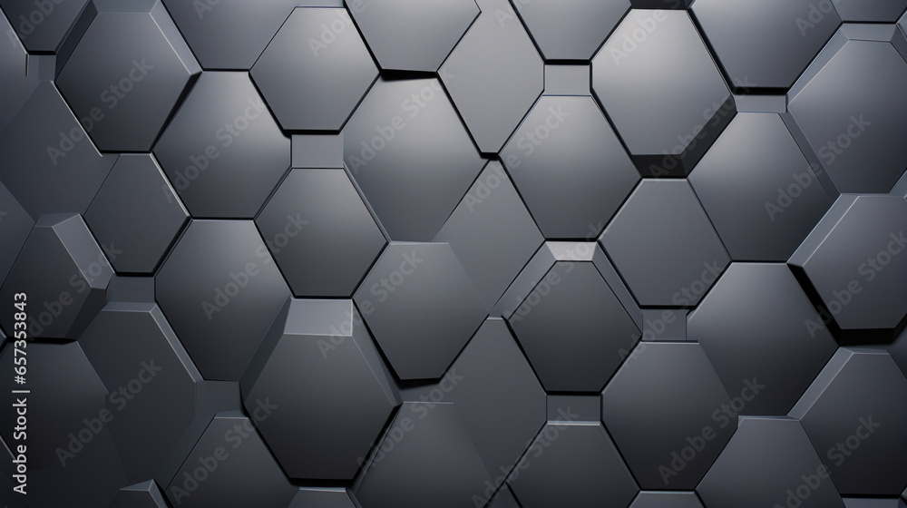 Poster a closeup of a matte plastic texture featuring a mosaic pattern of interlocking hexagons. the plasti