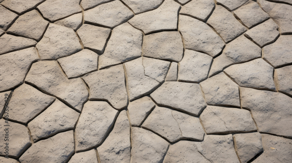 Poster texture of stamped aggregate concrete a stamped concrete texture with imprints of various aggregate 