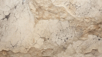 Texture of limestone with intricate fossil imprint This limestone showcases an intricate fossil imprint, resembling a delicate lace pattern. The fossils are wellpreserved and clearly defined,
