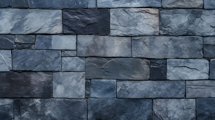 Closeup of Bluestone tiles, showcasing their unique deep bluegray hues and irregular, rugged texture.