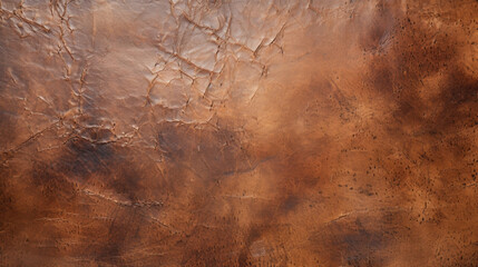 Naklejka premium Closeup of a distressed and aged kangaroo leather, with a rugged and wellworn surface that exudes character and history.