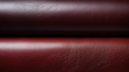 Texture of Bridle Leather in a deep mahogany shade, boasting a distinctively smooth and rous surface with minimal texture.
