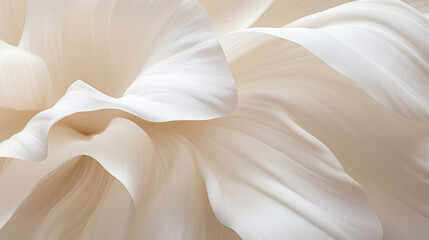 Closeup of a petal texture showcasing delicate ridges and velvety softness.