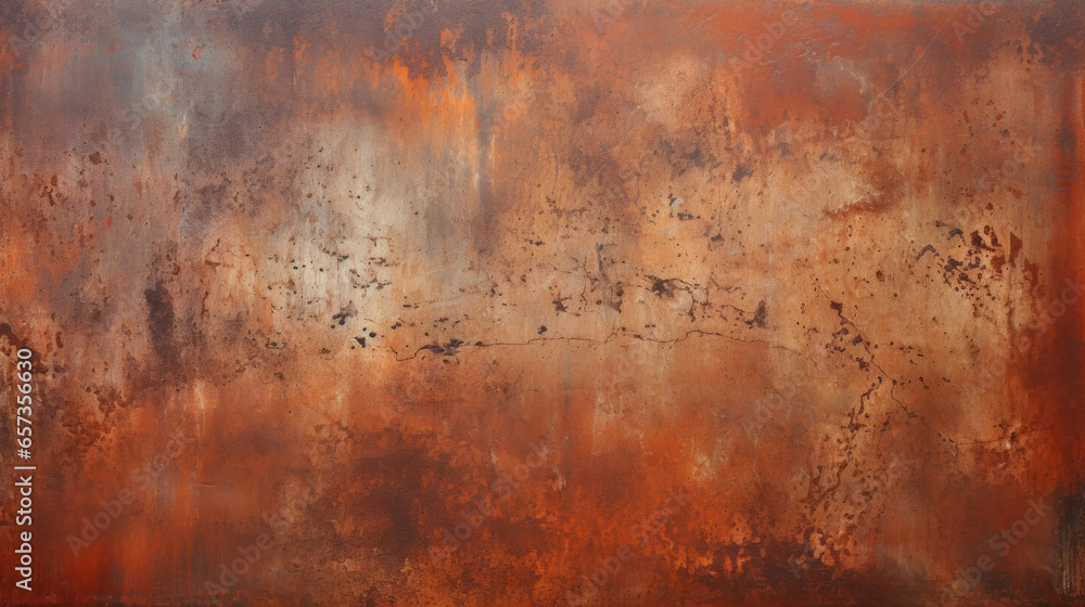 Aufkleber texture of patinated steel a rich and earthy texture, acquired through a natural rusting and oxidati