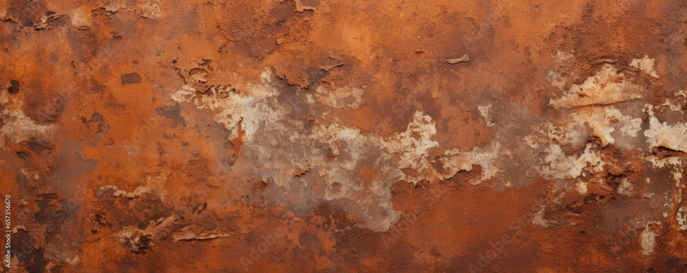 Poster texture of rusted metal layers of rust have formed on this metal, resulting in a reddishbrown textur