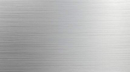 Fototapeta premium Texture of brushed steel Soft and brushed strokes add a linear pattern to the surface, creating a sleek and modern look. The steel has a shiny and reflective surface with a cool undertone.