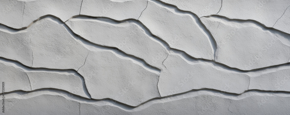 Poster closeup of sandblasted concrete showcasing a mix of sharp and rounded edges. the blasting has create