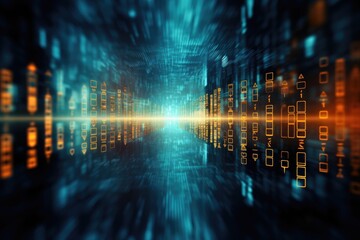 Fototapeta premium Digital privacy concept background