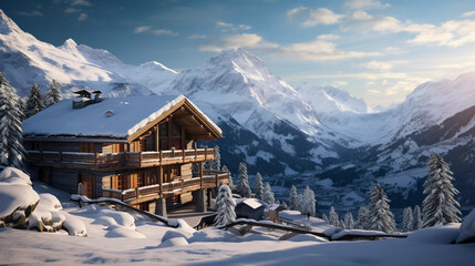 Alpine Hideaway: Stylish Chalet in Nature. An alpine hideaway