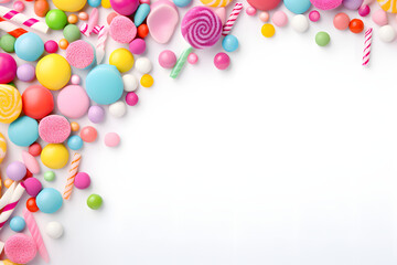 Fototapeta na wymiar Süßigkeiten - Hintergrund
