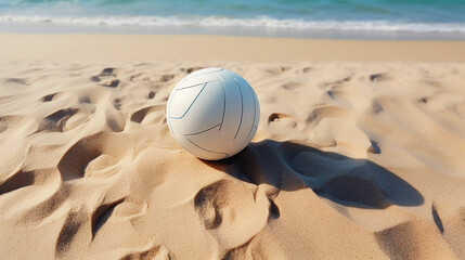 Volleyball Passion on Sand. Dive into the passion of volleyball