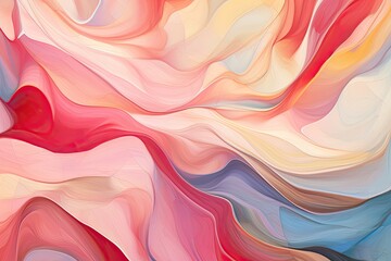 Obraz premium Abstract Background Design: Fluid Movements of Ballet Dancer Inspire Mesmerizing Visuals, generative AI
