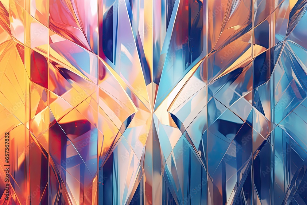 Poster abstract design background: unleashing imagination and innovation in modern design, generative ai