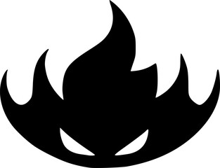 evil monster face icon