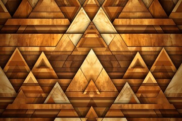 Mayan Geometry: Abstract Pattern Background Inspired by the Precision of Pyramids, generative AI