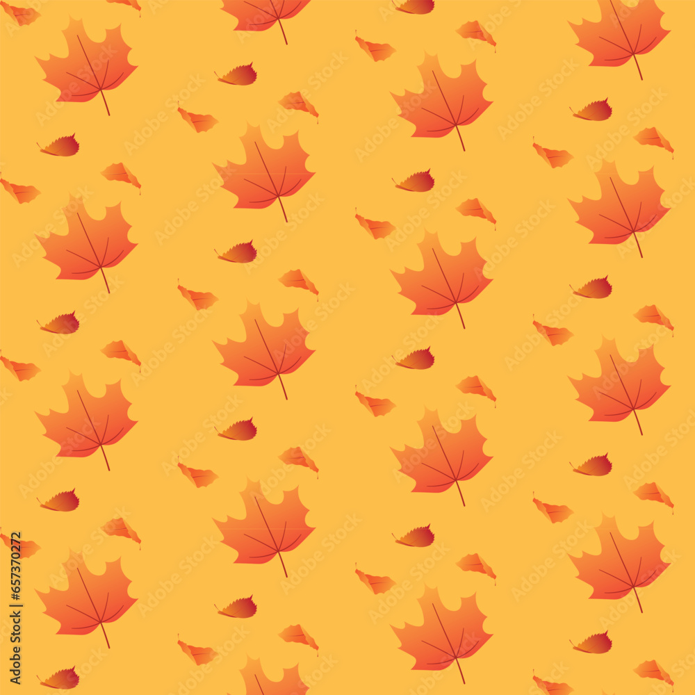 Aufkleber the background design with leaf patterns is suitable for the autumn theme.