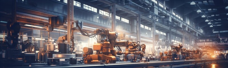 Fototapeta premium Manufacturing Industry banner