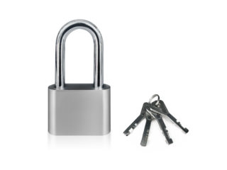 Lock, transparent background