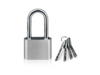 Lock, transparent background